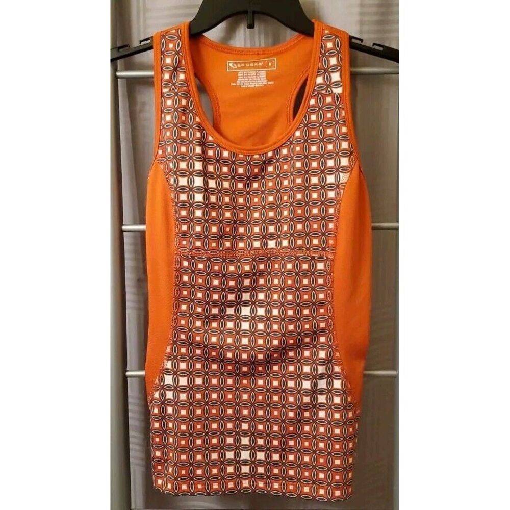 Tek Gear Geometric Tank Top Womens S Golf Yoga Active‎ Athletic Sports